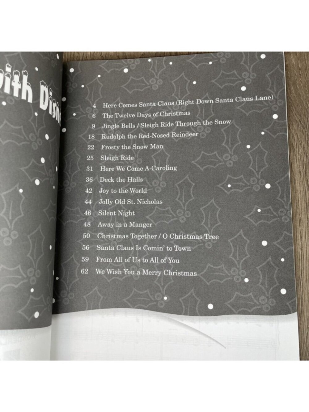 Christmas with Disney Sheet Music Favorite Christmas Songs & Carols Hal Leonard - Picture 5 of 7